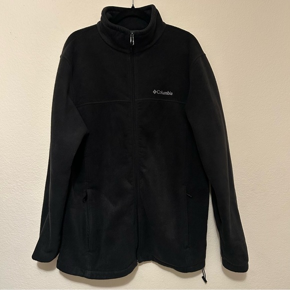 Columbia Long Sleeve Soft Front Full Zip Up Fleece Sweater Size XL Tall - Picture 1 of 7